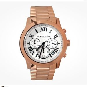 Michael Kors Women's chronograph Cooper Rose Gold Watch